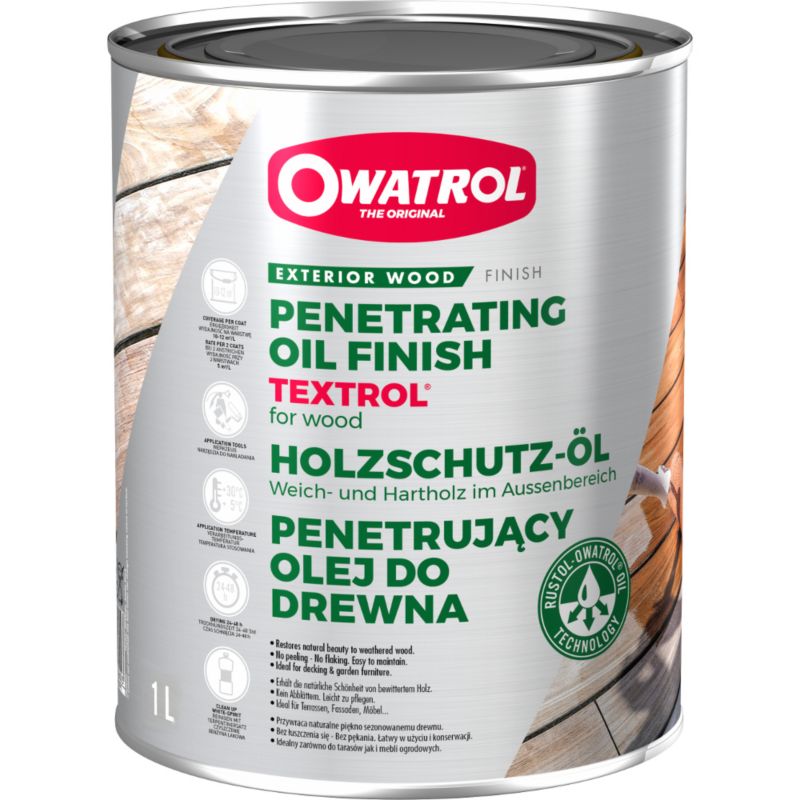 Penetrujący olej do drewna Owatrol TEXTROL Clear 1L 1 szt.
