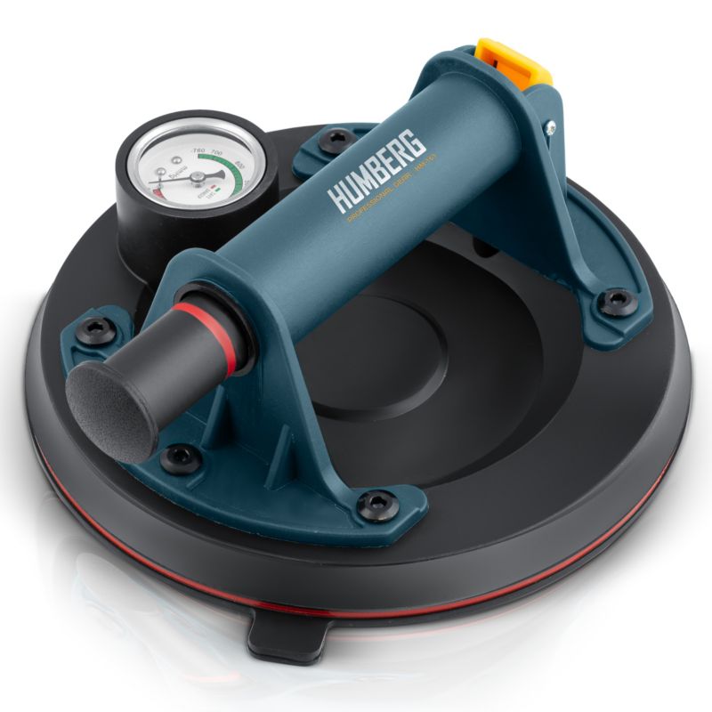 Przyssawka do płytek Humberg glazury próżniowa uchwyt z pompką do 200kg manometr 1 szt.