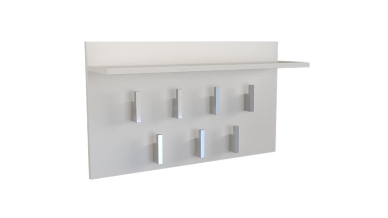 Wieszak z półką 2F Topeshop Biel 70x40x20 cm 1 szt.