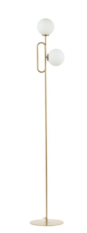 Lampa podłogowa stojąca Sigma Lighting Tes złoto-biała 2 x G9 x 10W wym: 164 x 28 x 28 cm - 1 szt.