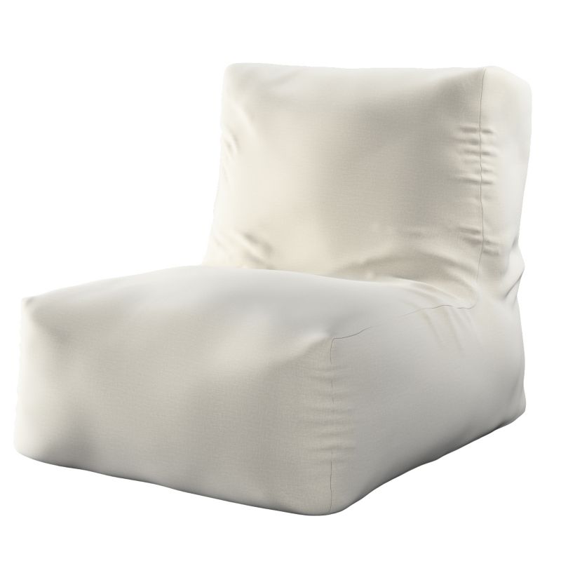 Pufa- fotel Dekoria 67 x 31 x 75 cm jasno szary welwet 1 szt.