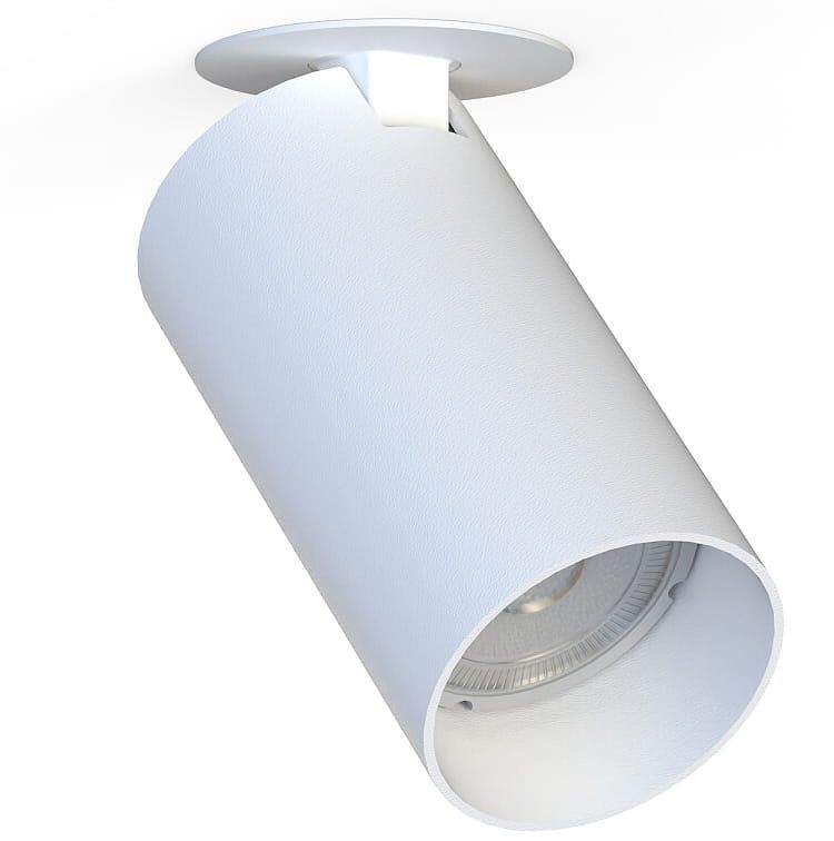 Oprawa sufitowa wpuszczana Nowodvorski Lighting Mono biała ruchoma 1 x GU10 x 10W IP20 wym: 11 x 5,5 x 5,5 cm okrągła - 1 szt.