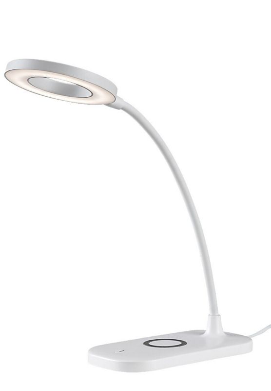 Lampa biurkowa Rabalux Hardin biała LED 5W 2700-6000K 210lm IP20 wym: 29 x 10 x 10 cm tworzywo sztuczne - 1 szt.