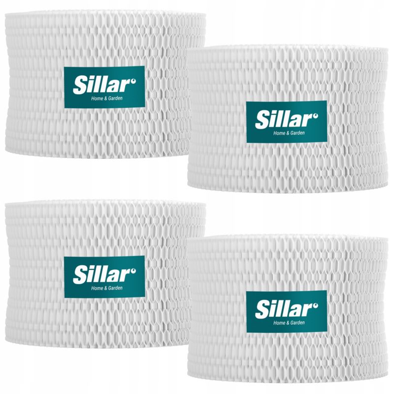 Filtr do nawilżacza powietrza, Sillar, technologia NanoCloud, zamiennik HU4102/01, kompatybilny z Philips HU4801/03/11/13, 4szt