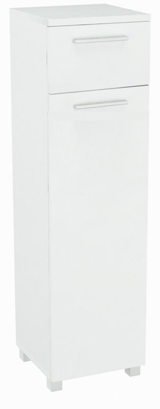 Słupek Matkam łazienkowy 1D1SZ regał biały 1 szt.