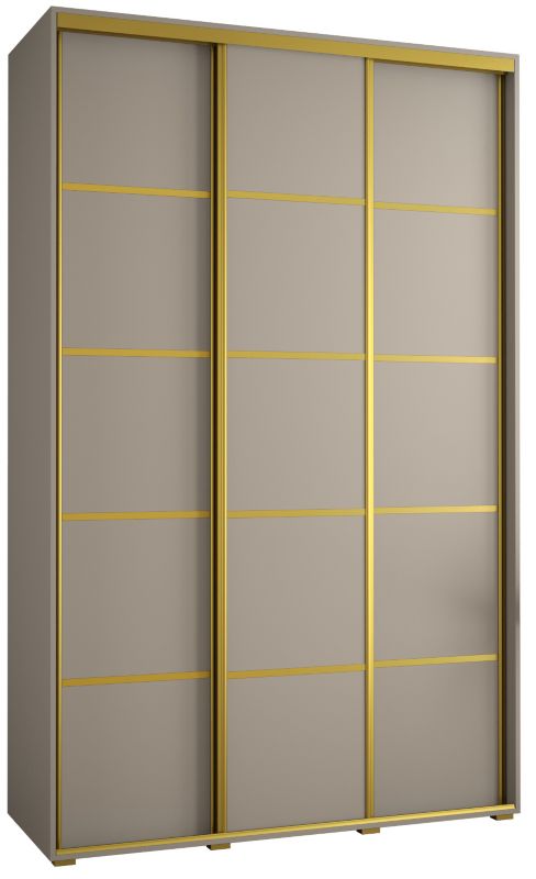 Szafa przesuwna Abiks 60 wysoka Dakota 4 160 kaszmir+kaszmir+złoty 1 szt