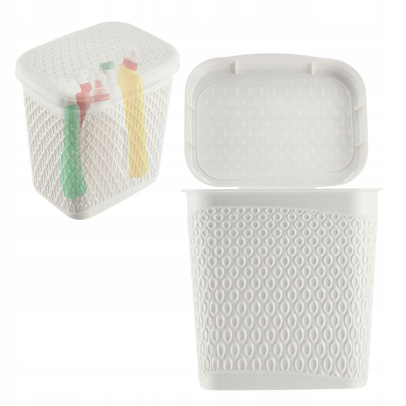 Pojemnik Na Proszek Do Prania KADAX 6L Kapsułki Detergenty Pudełko Biały 1 szt.