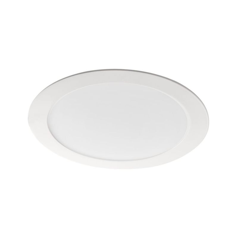 Oprawa sufitowa wpuszczana Kanlux Rounda łazienkowa biała LED 18W 3000K 1200lm IP44 wym: 22 x 22 cm okrągła - 1 szt.