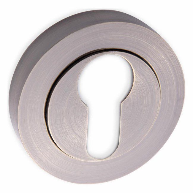 Szyld drzwiowy Kuchinox krótki okrągły Yale patyna