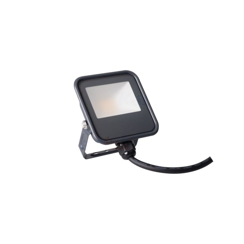 Naświetlacz LED Kanlux czarno-transparentny LED 10W 4000K 1200lm IP65 wym: 10,9 x 9,2 x 2,7 cm metal - 1 szt.