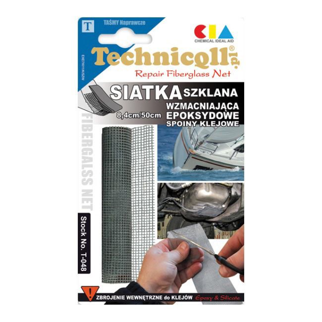 Siatka wzmacniająca Technicqll 8,4 x 50 cm