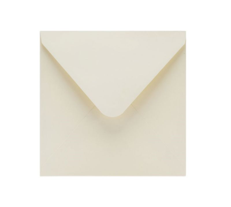 Koperty Ozdobne Neopak K4 Ivory Ecru. Kwadratowe Bezkwasowe Zaproszenia 50 szt.