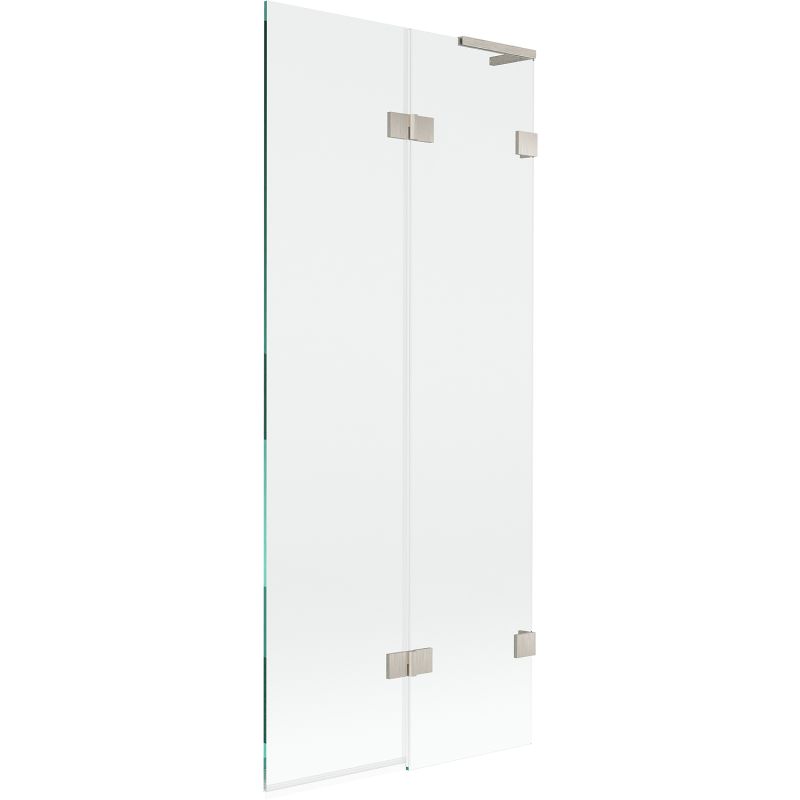 Parawan nawannowy Mexen Lunar L nikiel szczotkowany 80 x 150 cm 2-skrzydłowy 1 szt