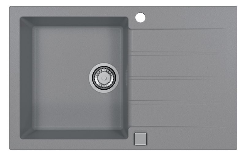 Zlewozmywak granitowy Alveus Cadit 20 kol. 81 beton (79x50) 1-komorowy 1szt.