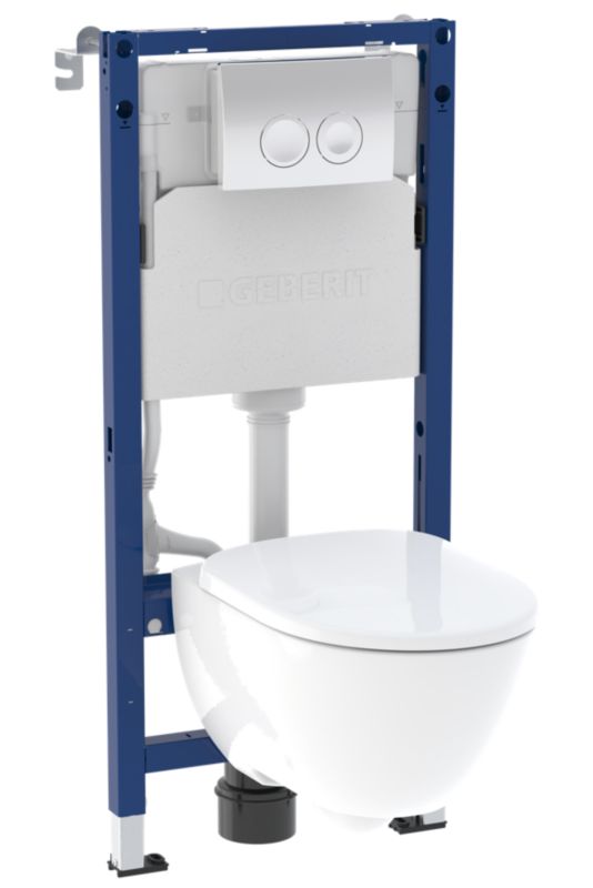 Zestaw podtynkowy Geberit Light oval Delta 25 chrom