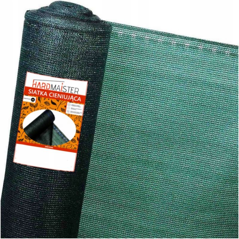 Siatka Cieniująca Hardmaister Maskujaca Ogrodzenie 90% Wytrzymała Zielona 1 szt