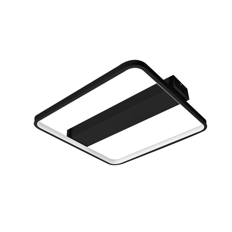 Żyrandol LED MasterLED Galaxis Centauri 40W 42x40cm CCT regulowana barwa z pilotem czarny 1 szt.