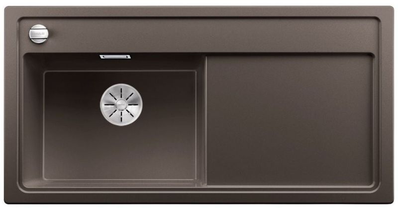 Zlewozmywak Blanco Zenar XL 6 S Silgranit PuraDur, lewy, kawowy, wpuszczany, 1 szt.