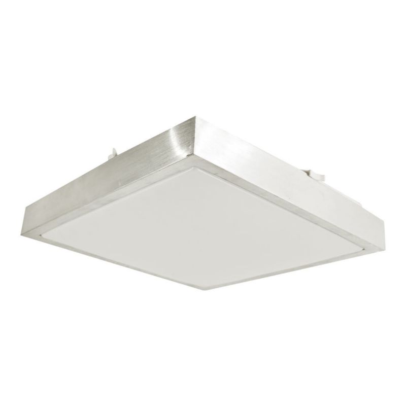 Plafon sufitowy lampa Eko-Light Casilla srebrno-biały LED 12W 4000K 960lm IP20 wym: 8 x 29 x 29 cm akryl - 1 szt.