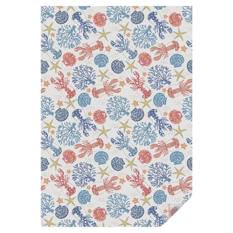 Dekoracyjna Folia Mleczna Tulup 100x146 cm Zapewnia Prywatność Morska mozaika pełna energii 1 rol.