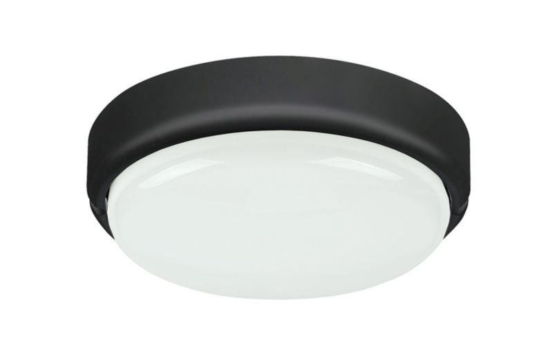 Lampa sufitowa zewnętrzna Rabalux Hort czarno-biała LED 15W 4000K 1100lm IP54 wym: 19 x 19 x 6 cm - 1 szt.