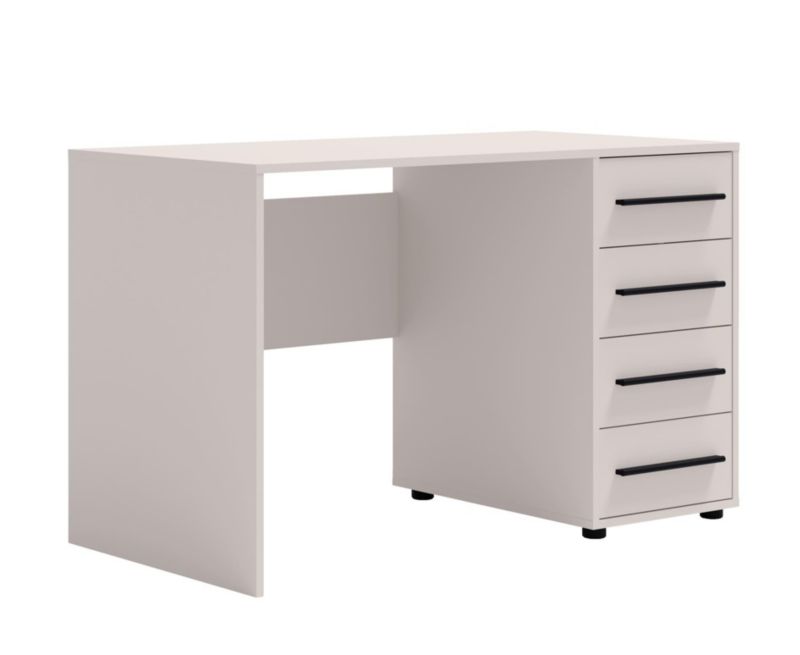 Biurko z szufladami Bettso Maxivo nowoczesne do sypialni kaszmir 1szt.