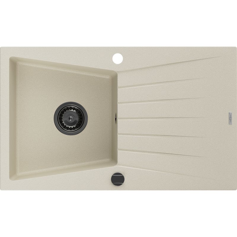 Zlewozmywak wpuszczany Mexen Cesar 1-komorowy biały 775x470 mm - 6514771010-20 1 szt.