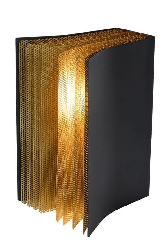 Lampka stołowa Lucide Extravaganza Livert czarna 1 x E14 x 40W IP20 wym: 22 x 16.5 x 15 cm metal - 1 szt.