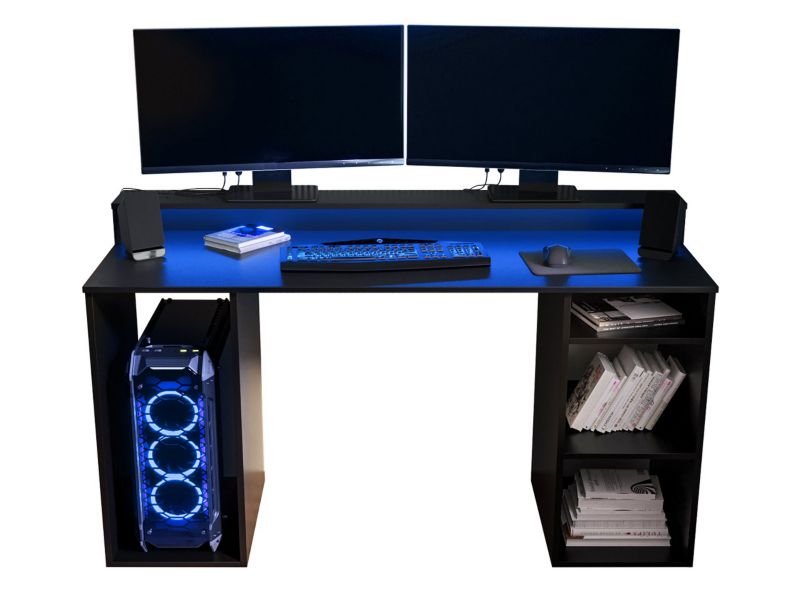 Biurko MIRJAN 24 Gamer 1 + LED czarny 1 szt.