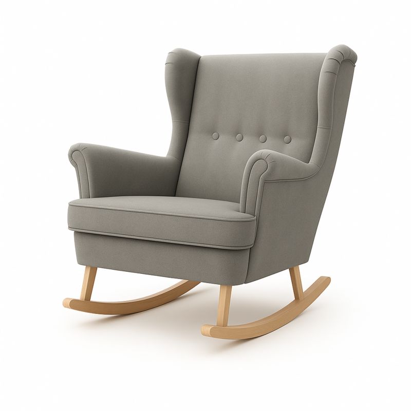 Fotel uszak Sofello welurowy na płozach 1 szt