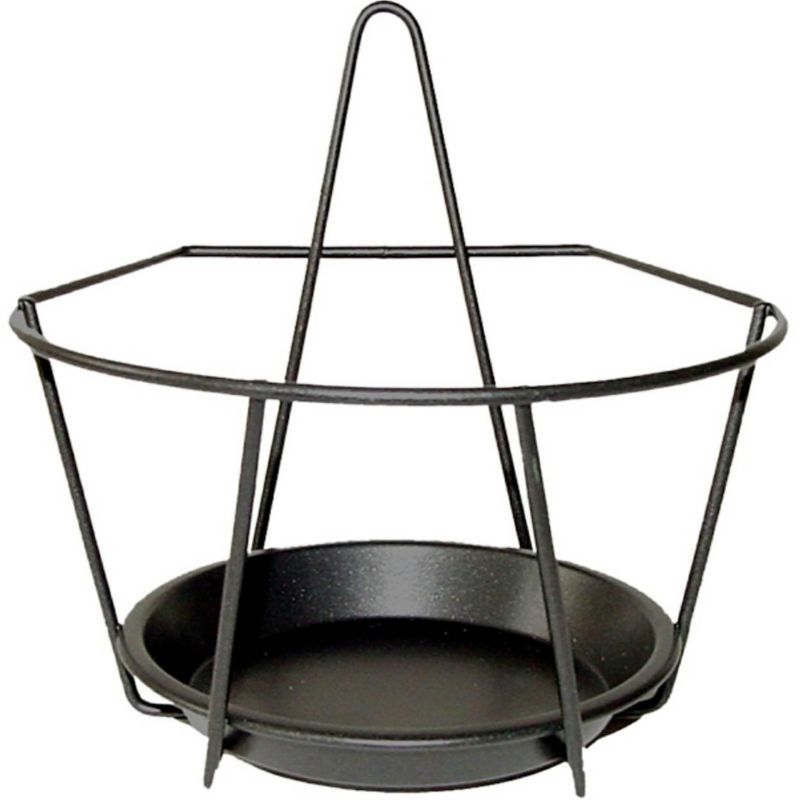 Kwietnik wiszący Esschert Design Metalowy Czarny 17x18x16 cm 1 szt.