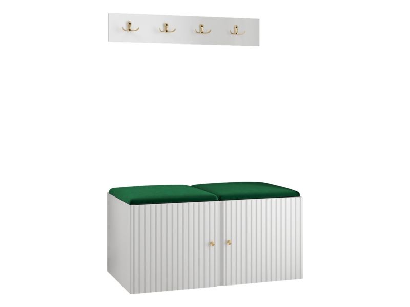 Zestaw MIRJAN 24 Orion Ryfel Slim VI biały + butelkowa zieleń 1 kpl.