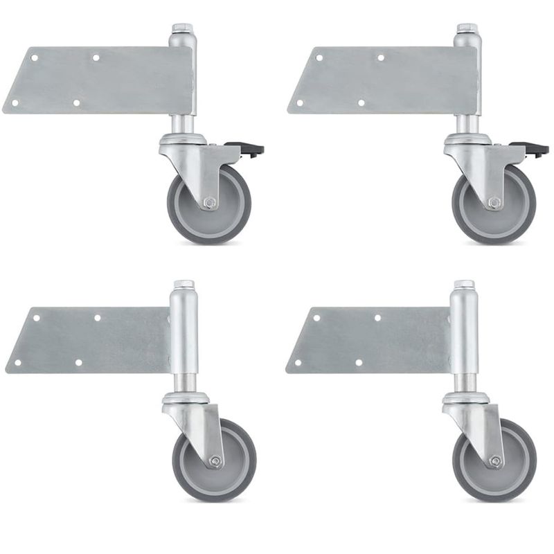 Koła sprężynowe rolki jezdne do drabin magazynowych z wejściem dwustronnym ALOSS 97XX (4 szt.)