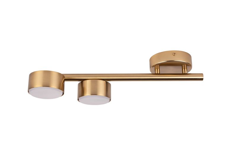 Lampa sufitowa wisząca Sigma Lighting Punto 7415 złoty szczotkowany dekoracyjna 2xGX53 x 1 szt.