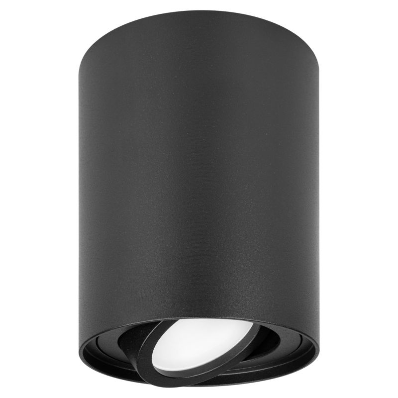 Oprawa natynkowa MasterLED GU10 okrągła lampa ruchoma 85x115 mm IP20 czarna 1 szt.