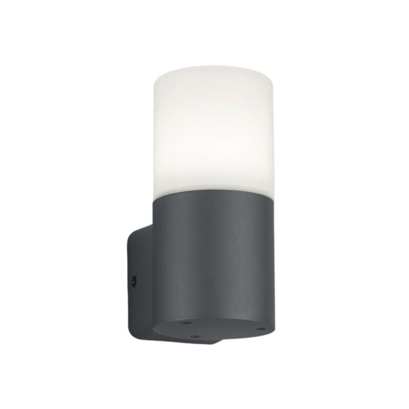 Kinkiet ścienny zewnętrzny Trio Hoosic antracyt 1 x E27 x IP44 wym: 17,5 x 8,5 x 8,5 cm - 1 szt.