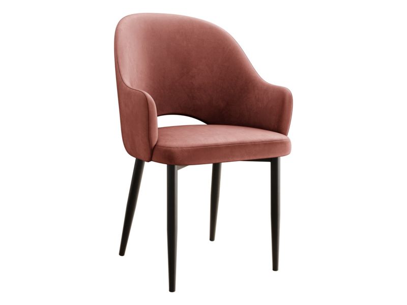 Krzesło MIRJAN 24 tapicerowane Rosa róż indyjski 1 szt.