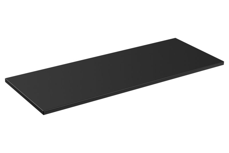 Blat naszafkowy Comad Adel 120,8x46,5 cm czarny mat black mdf/pvc 1 szt.