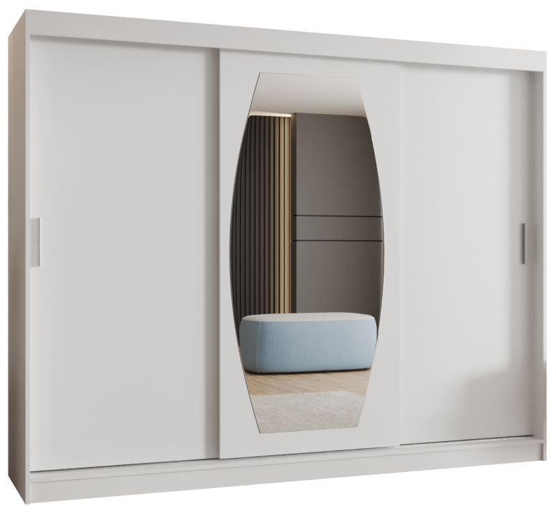 Szafa przesuwna Garderoba Abiks ROSSA 250 biały mat 1szt.