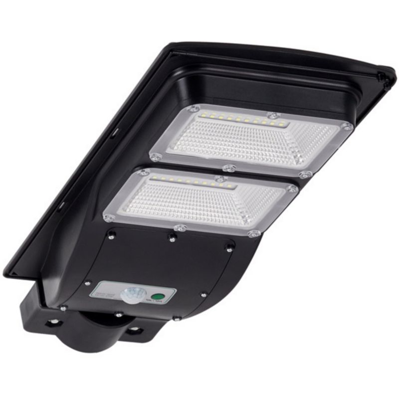 Lampa uliczna solarna Polux Street czarna LED 6W 6000K 650lm Pilot IP65 wym: 5,5 x 19 x 47 cm - 1 szt.