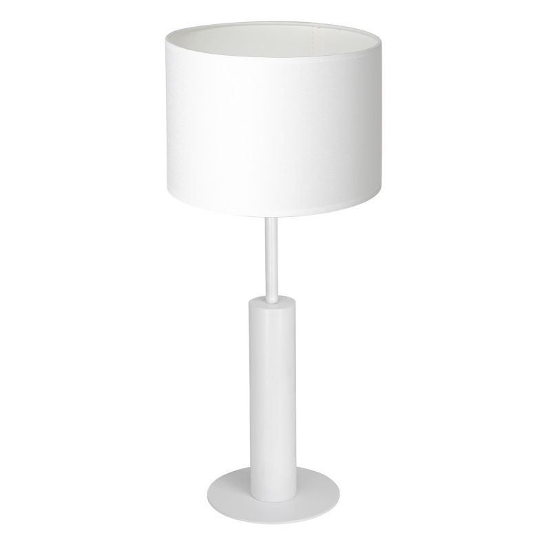 Lampka stołowa Luminex Table Lamps biały mat 1 x E27 x 15W IP20 wym: 58 x 25 x 25 cm metal - 1 szt.
