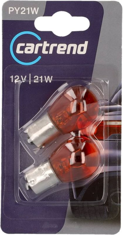 Żarówki samochodowe okrągłe PY21W 2 sztuki