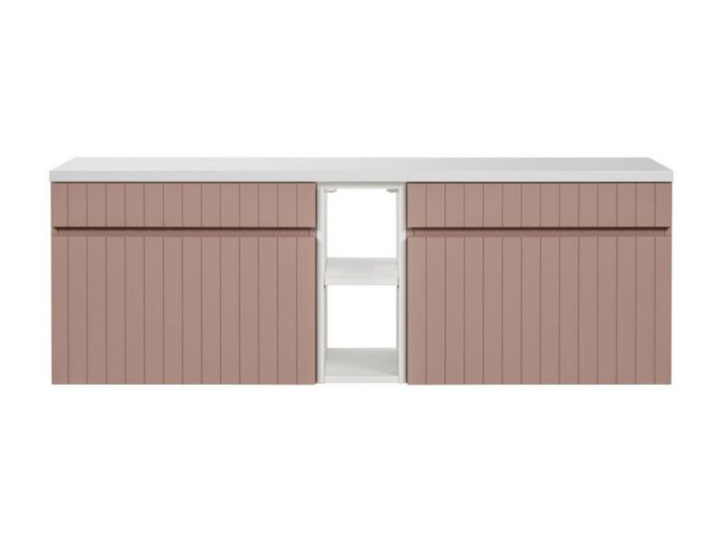 Szafka Comad pod umywalkę nablatową ICONIC ROSE 60cm + ICONIC ROSE 60cm zestaw z blatem 1 szt