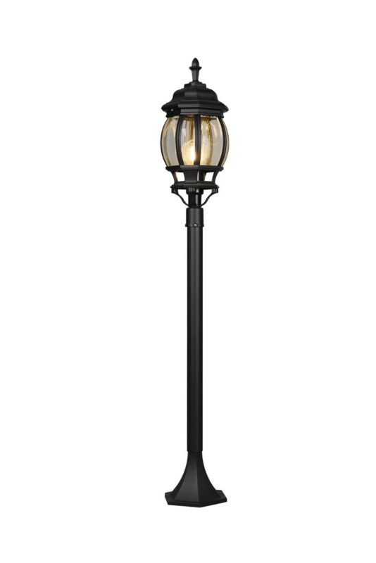 Lampa ogrodowa stojąca Trio Elvo czarna 1 x E27 x 60W IP23 wym: 100 x 17 x 17 cm - 1 szt.