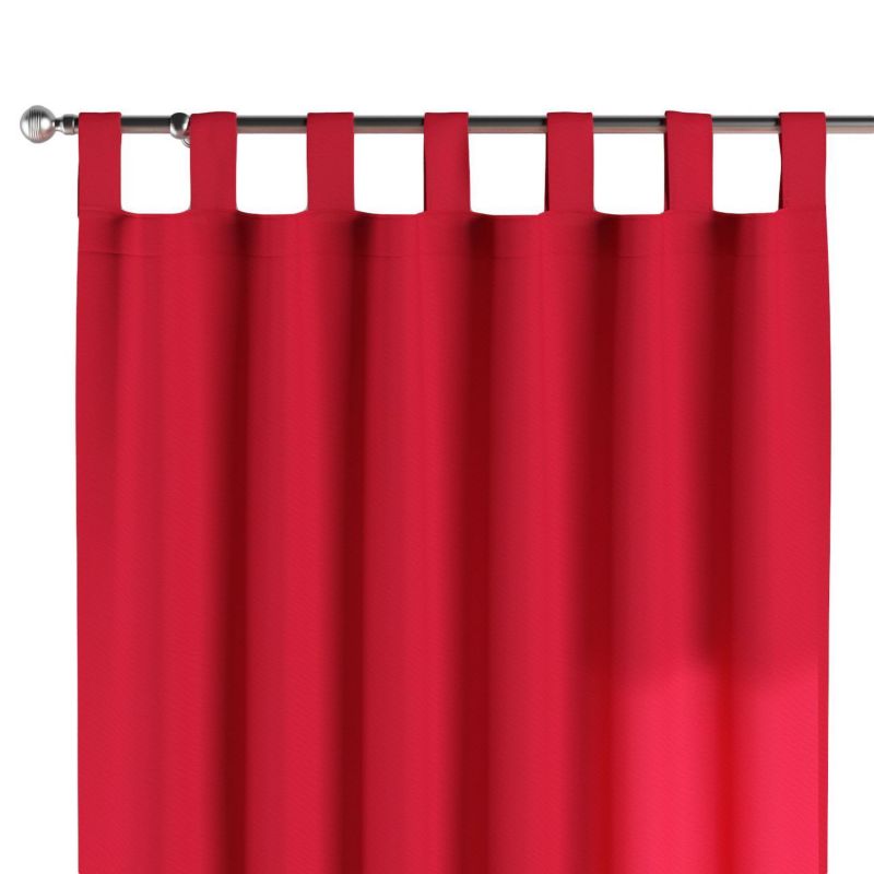 Zasłona na szelkach 1 szt. 130 x 245 cm Dekoria czerwony 1 szt.