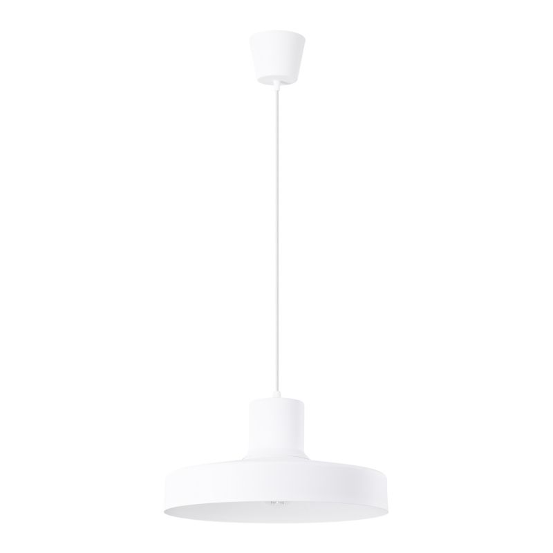 Lampa wisząca Sollux Lighting BILO biała 1 szt.