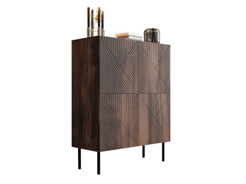 Komoda MIRJAN 24 Art Deco 4D 89 orzech warmia 1 szt.