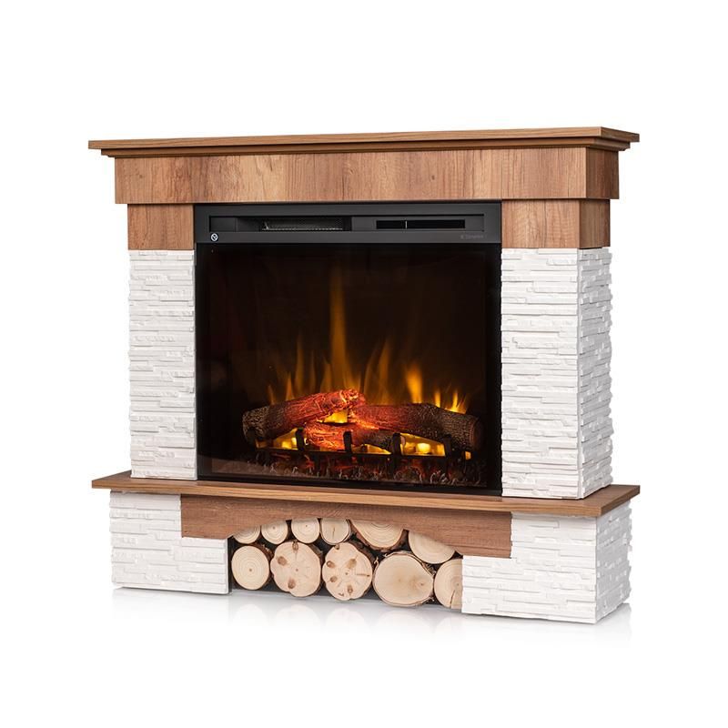 Kominek elektryczny z funkcją grzewczą Warmtec Porto 28" XHD 1400W W02-Dąb 1szt.