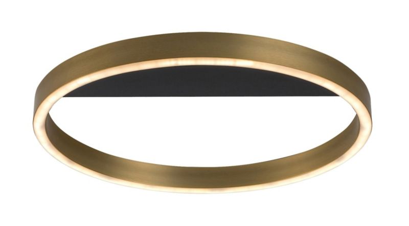 Lampa sufitowa wisząca Rabalux Thric 3096 złoto-czarna-biała nowoczesna wbudowany LED 20W 1 szt.