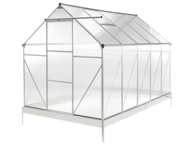 Szklarnia ogrodowa Apulia Srebrny 315 cm 1 szt.